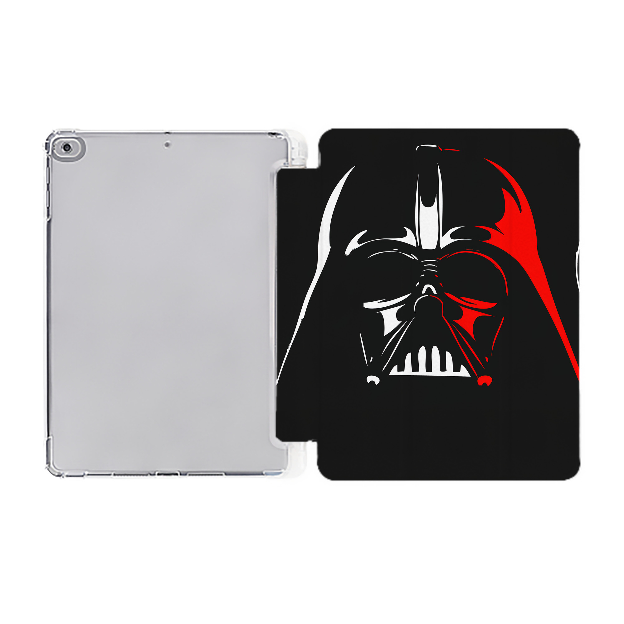 （画像用） スター・ウォーズ Star Wars IPad ケース ペン収納付き 三つ折りスタンド PUレザー×シリコン 対応機種9.5/10.5/10.9インチ